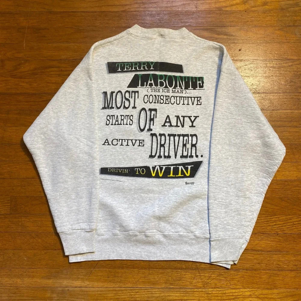 Vintage 1996 Terry Labonte Kelloggs Racing Crewneck Sweatshirt Mens Medium